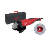 Угловая шлифовальная машина MILWAUKEE AG22-230DMS-DSET с алмазным диском 230 мм (4933440292)
