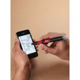 Маркер MILWAUKEE INKZALL со стилусом тонкий, черный (48223101)