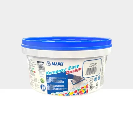 Епоксидний шовний заповнювач Mapei KERAPOXY EASY DESIGN №111, світло-сірий, 1.5 кг (5KB011115)
