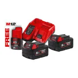 Аккумулятор и зарядное устройство (энергокомплект) MILWAUKEE M18 NRG-502 (4933459217)