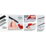 Нож универсальный Knipex CutiX, 18 мм (90 10 165 BK)