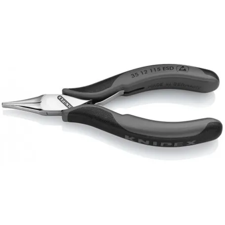 Плоскогубцы захватные Knipex ESD для электроники (антистатические), 115 мм (35 12 115 ESD)