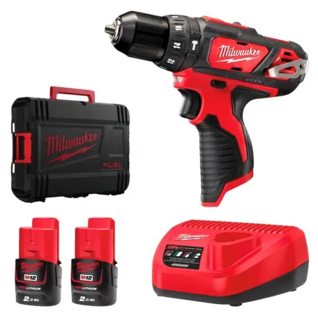 Аккумуляторная дрель-шуруповерт, крут. мом 40 Нм, MILWAUKEE M12 BPD-202C (4933441940)