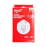 Респиратор с клапаном Milwaukee FFP3 (10шт/уп) (4932471906)