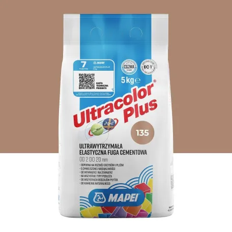 Фуга цементна Mapei Ultracolor Plus №135, золотий пісок, 5 кг (6013505A)