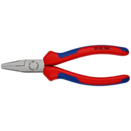 Плоскогубцы Knipex с гладкими губками, 160 мм (20 02 160)