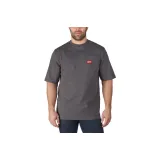 Футболка с короткими рукавами MILWAUKEE серая XL (4933478234)