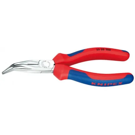Плоские круглогубцы Knipex с режущими кромками, 160 мм (25 25 160)