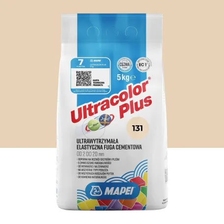 Фуга цементна Mapei Ultracolor Plus №131, ваніль, 5 кг (6013105A)