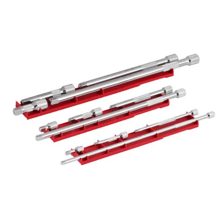 Набор удлинителей 1/4 (38mm, 76mm, 152mm, 356mm) MILWAUKEE (4932480637)
