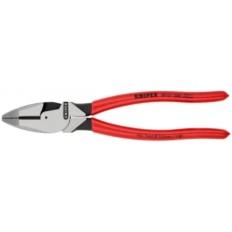 Плоскогубцы Knipex комбинированные, 240 мм (09 01 240)