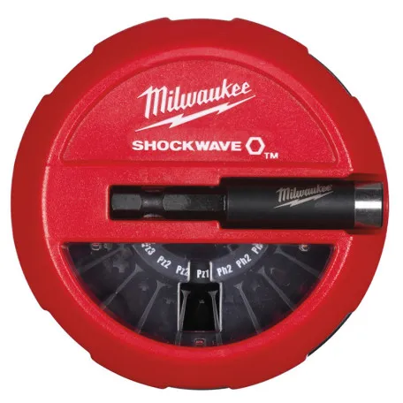 Набор бит Milwaukee Impact Shockwave 15 шт (4932430904)