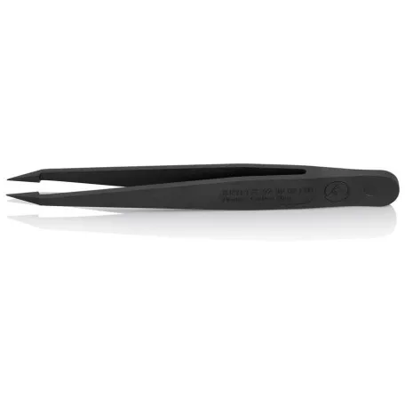 Пинцет Knipex ESD прямой для прецизионных работ (пластик), 115 мм (92 09 02 ESD)