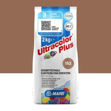 Фуга цементна Mapei Ultracolor Plus №152, лакриця, 2 кг (6015202A)