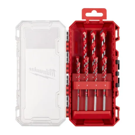 Набор сверл по бетону Premium 8 предметов (5-12мм) MILWAUKEE PACKOUT (4932493881)
