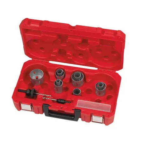 Набор коронок MILWAUKEE BiM Contractor Set 2-14шт (Ø 19, 22, 25, 29, 32, 35, 38, 44, 51, 57 мм) (4932464720)