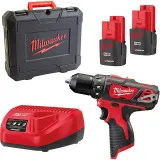 Дрель-шуруповерт MILWAUKEE M12 BDD-152С, 30 Нм (4933451460)