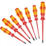 Набор диэлектрических отверток WERA Kraftform Plus 160 iSS/7 Slim, (05135961001)