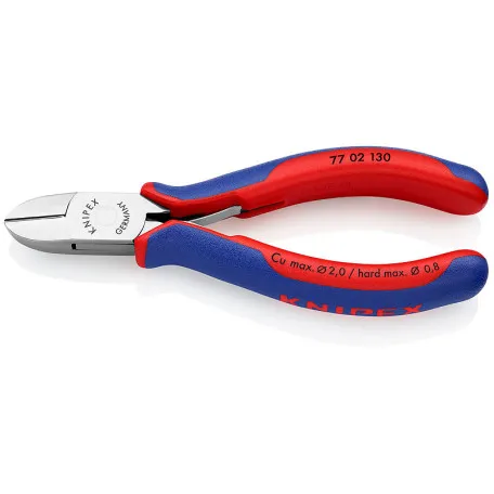 Кусачки боковые Knipex для электроники, 130 мм (77 02 130)