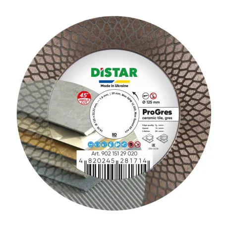 Алмазный отрезной круг 1A1R 125 Pro Gres DISTAR (90215129020)