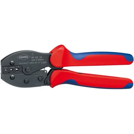 Клещи для опрессовки Knipex PreciForce® вороненые, 220 мм (97 52 35)