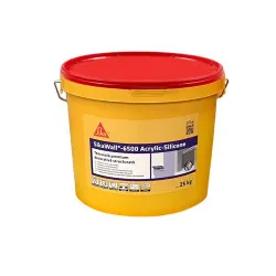Декоративна фасадна штукатурка Sika Wall 6500 Acryl Silicone, 1.5 мм, біла, 25 кг (697268)