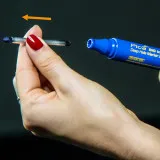 Маркер PICA с длинным носиком XL черный (170/46)
