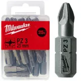 Біти для шуруповерта PZ2 MILWAUKEE 25 мм, 25 шт (4932399591)