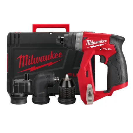 Дрель-шуруповерт со съемными насадками, 34 Нм, MILWAUKEE M12 FUEL (4933471332)