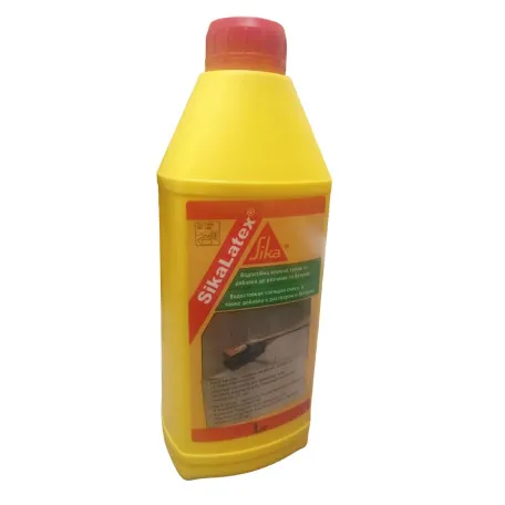 Универсальная добавка для тонкослойных штукатурок и стяжек Sika Latex, 1 кг (404513)