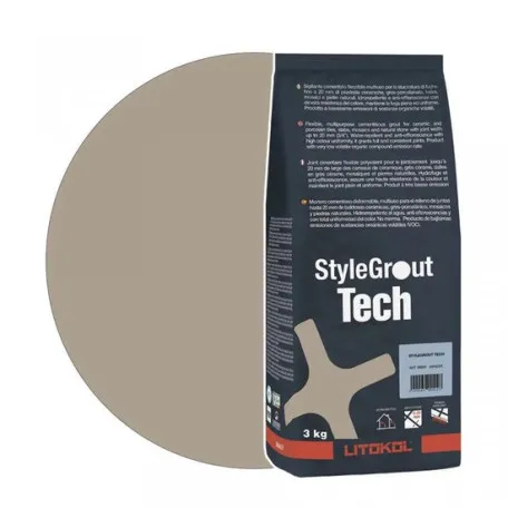 Цементная затирка Litokol StyleGrout Tech 0-20 (Grey 1) 3 кг (SGTCHGRY10063)
