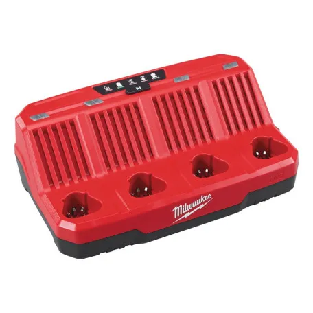 Зарядное устройство MILWAUKEE M12 C4 (для 4х акум. М12) (4932430554)