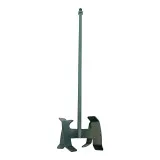 Венчик строительный для миксера V165 оцинкованный М14 (sheetrock, semin, aspro) (VNС155)