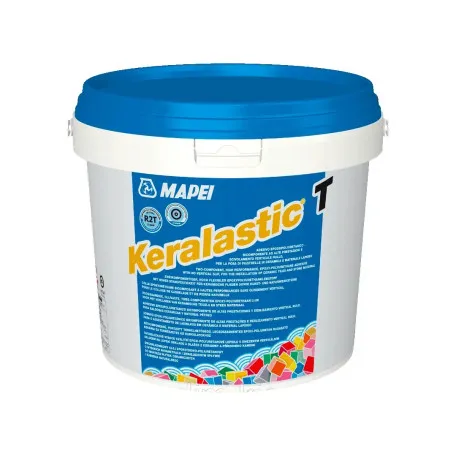 Плитковий поліуретановий клей Mapei Keralastic T, білий, 5 кг (103505)
