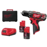 Дрель-шуруповерт MILWAUKEE M12 BDD-202C, 30 Нм (4933441915)