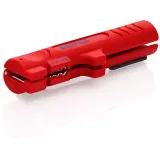 Инструмент для снятия оболочки Knipex с плоского и круглого кабеля (16 64 125 SB)