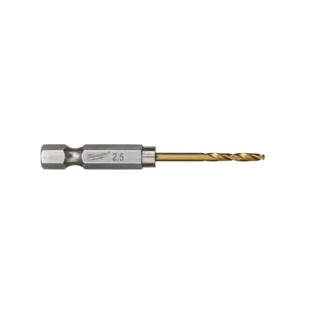 Сверло по металлу MILWAUKEE RedHEX HSS-G TiN 2,5 мм, 10 шт (4932478175)