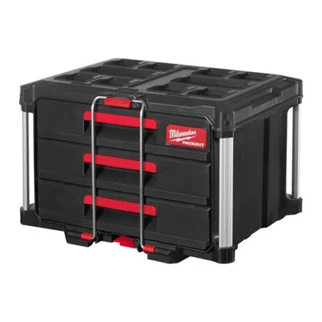 Ящик для инструментов с тремя выдвижными отсеками MILWAUKEE PACKOUT DRAWER BOX (4932472130)