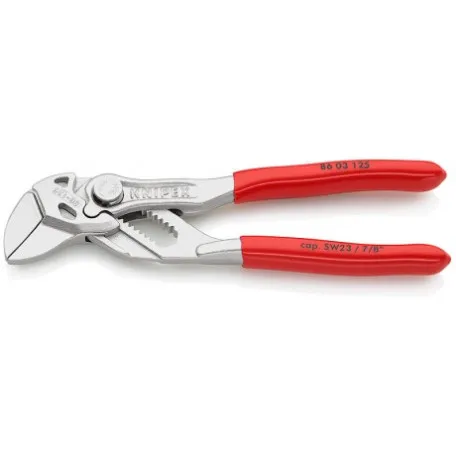 Переставные клещи Knipex (хромированные), 125 мм (86 03 125)