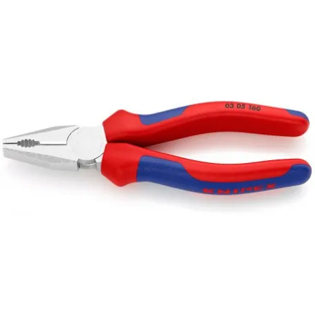 Плоскогубцы Knipex комбинированные (хромированные), 160 мм (03 05 160)