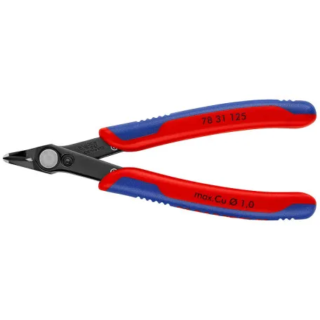 Кусачки Knipex Electronic Super Knips® прецизионные для самых тонких работ по резанию, 125 мм (78 31 125)
