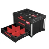 Ящик для инструментов с тремя выдвижными отсеками MILWAUKEE PACKOUT DRAWER BOX (4932472130)