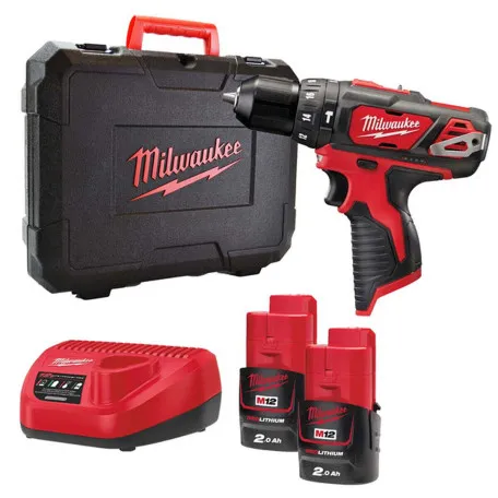 Дрель-шуруповерт MILWAUKEE M12 BDD-202C, 30 Нм (4933441915)
