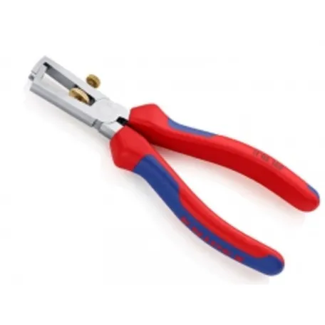 Клещи Knipex с накатанной головкой и контргайкой для удаления изоляции (11 05 160)
