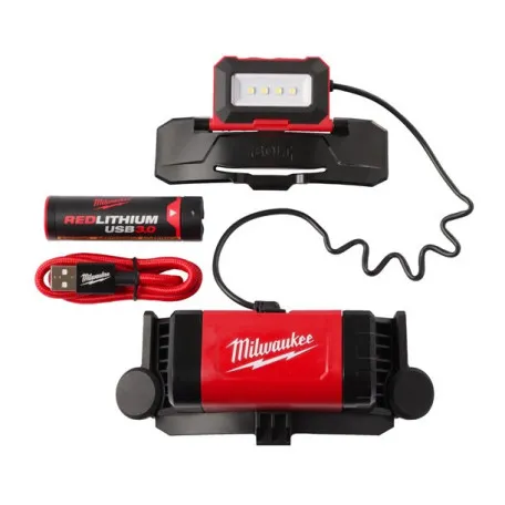 Аккумуляторный фонарь налобный MILWAUKEE USB L4 BOLT HL-301 600 люмен (4933479902)