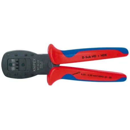 Обжимные клещи Knipex для миниатюрных штекеров (97 54 24)