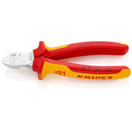 Кусачки боковые Knipex VDE для удаления изоляции, 160 мм (14 26 160)