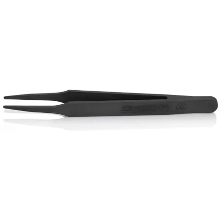 Пинцет Knipex ESD прямой для прецизионных работ (пластик), 115 мм (92 09 01 ESD)