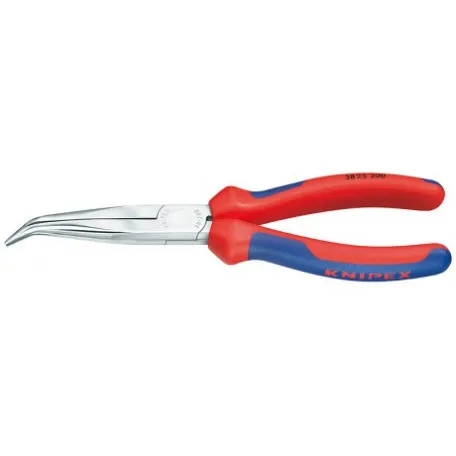 Плоскогубцы механика Knipex (изогнутые-хромированные), 200 мм (38 25 200)