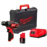 Дрель-шуруповерт MILWAUKEE M12 BDD-152С, 30 Нм (4933451460)